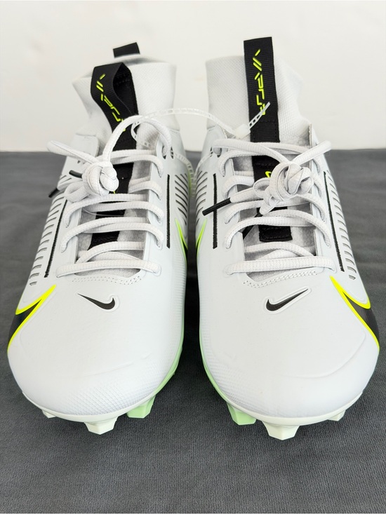 Nike Other - Nike Men’s White Athletic Cleats with Neon Yellow Accents